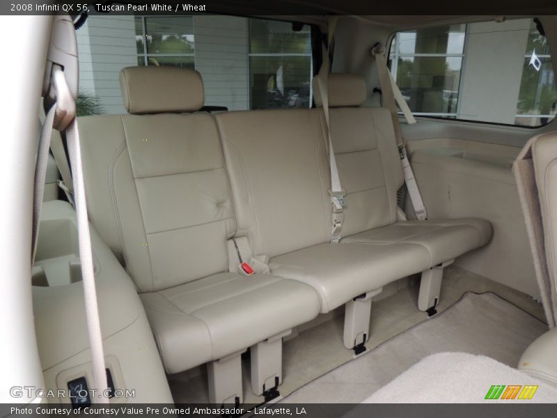 Tuscan Pearl White / Wheat 2008 Infiniti QX 56