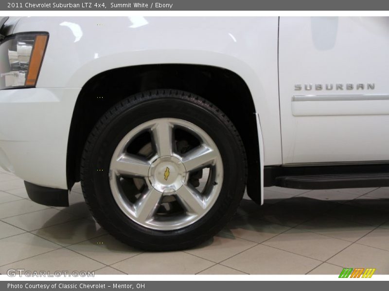 Summit White / Ebony 2011 Chevrolet Suburban LTZ 4x4