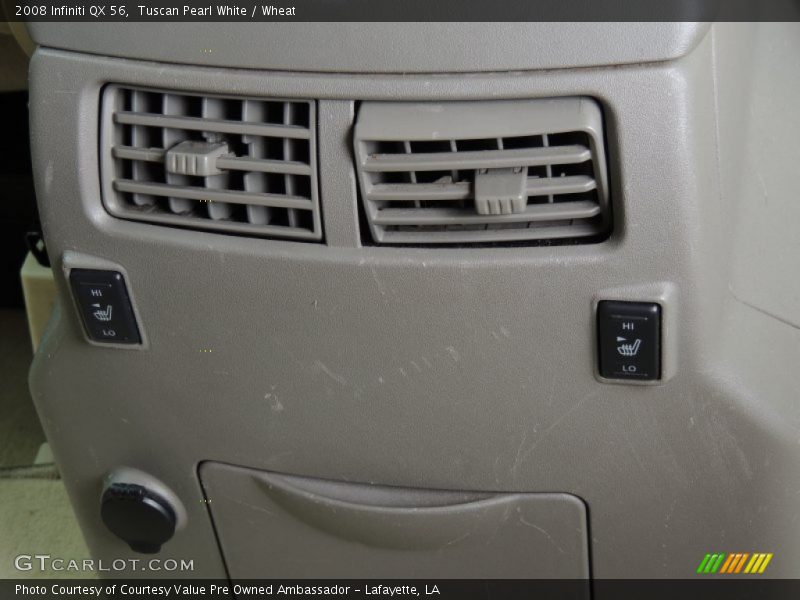 Tuscan Pearl White / Wheat 2008 Infiniti QX 56