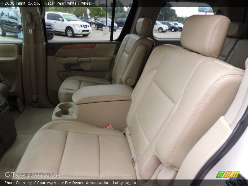 Tuscan Pearl White / Wheat 2008 Infiniti QX 56