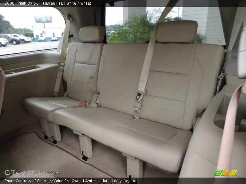 Tuscan Pearl White / Wheat 2008 Infiniti QX 56
