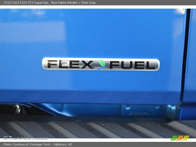 Blue Flame Metallic / Steel Gray 2013 Ford F150 STX SuperCab