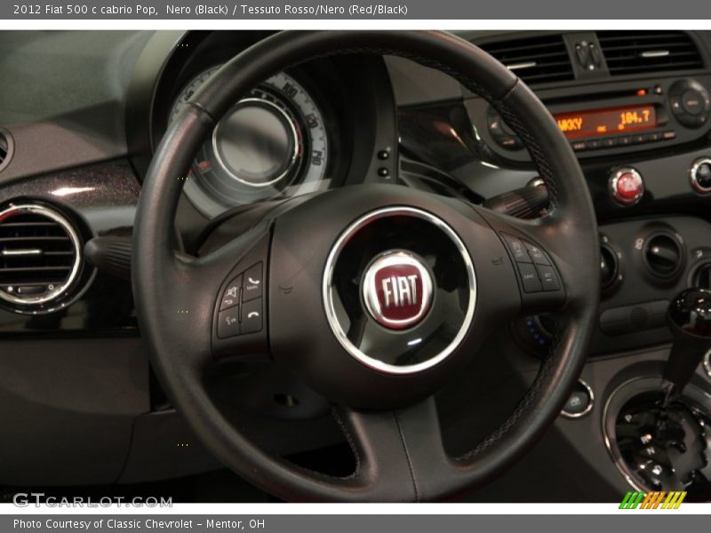  2012 500 c cabrio Pop Steering Wheel