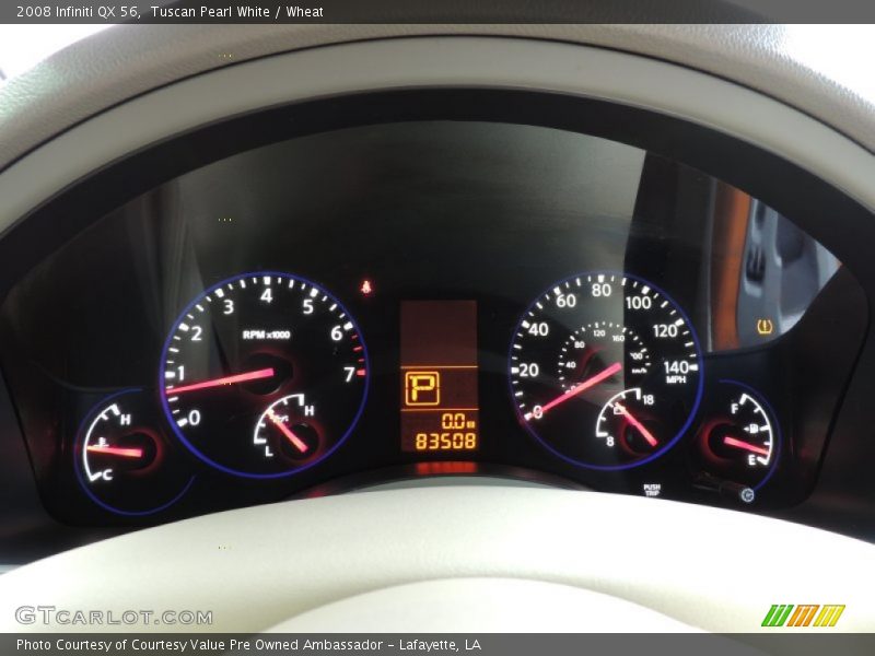 Tuscan Pearl White / Wheat 2008 Infiniti QX 56