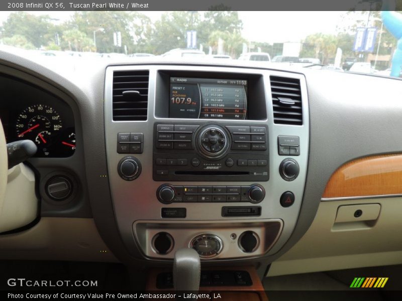 Tuscan Pearl White / Wheat 2008 Infiniti QX 56