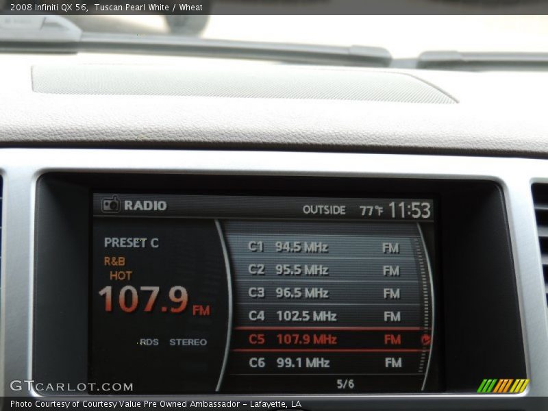 Tuscan Pearl White / Wheat 2008 Infiniti QX 56
