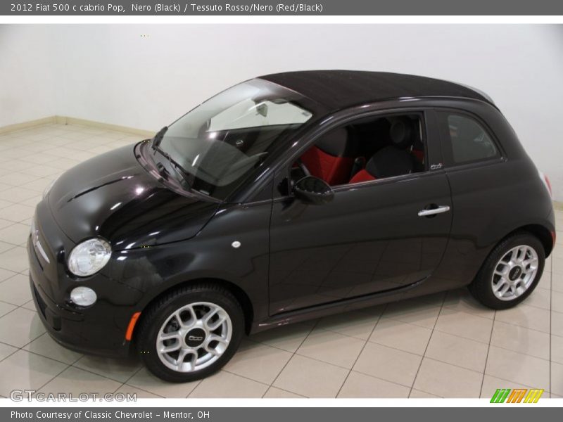  2012 500 c cabrio Pop Nero (Black)