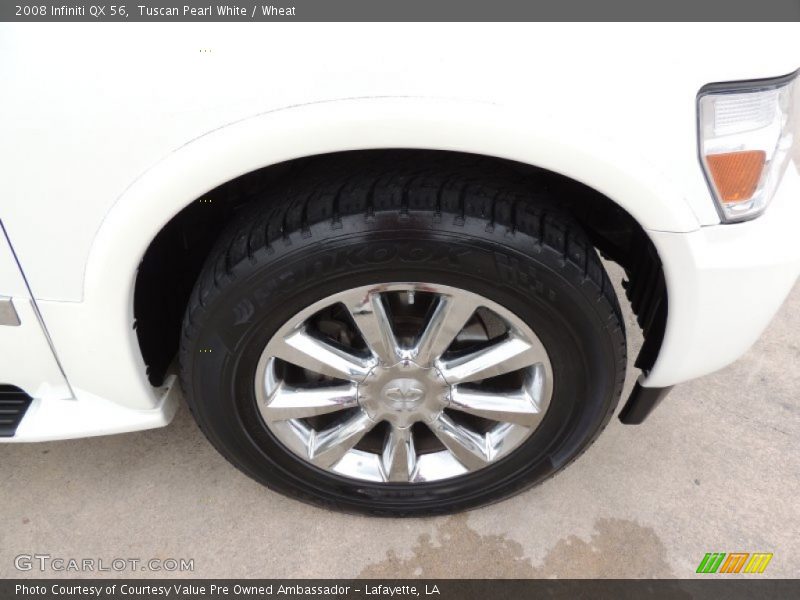 Tuscan Pearl White / Wheat 2008 Infiniti QX 56