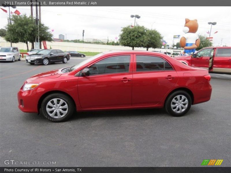 Barcelona Red Metallic / Ash 2011 Toyota Corolla 1.8