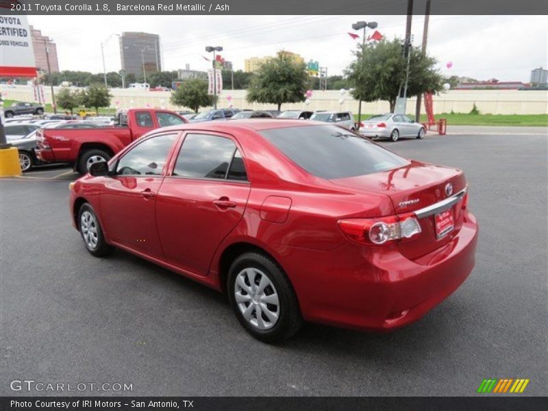 Barcelona Red Metallic / Ash 2011 Toyota Corolla 1.8