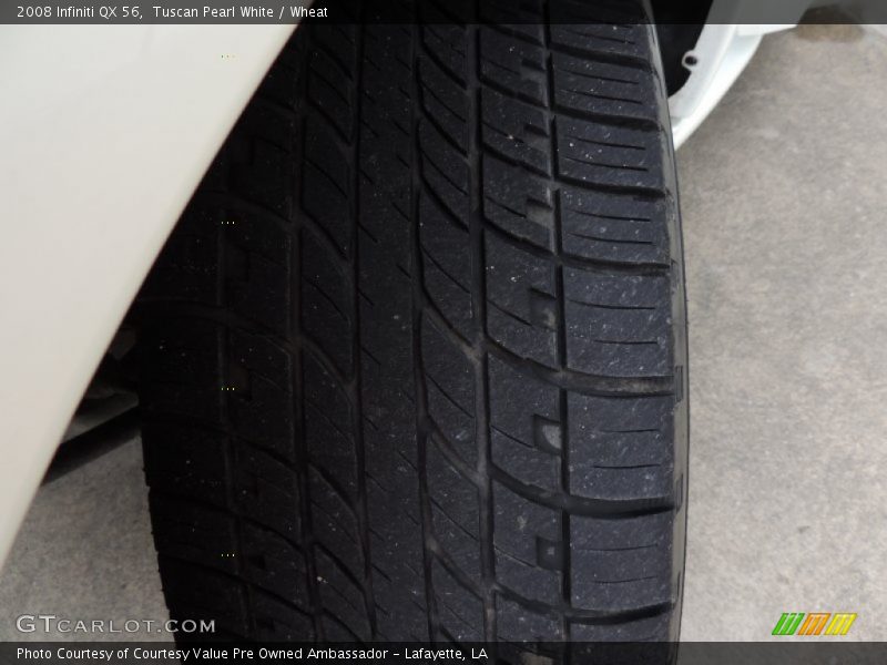 Tuscan Pearl White / Wheat 2008 Infiniti QX 56