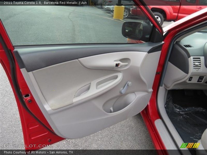 Barcelona Red Metallic / Ash 2011 Toyota Corolla 1.8