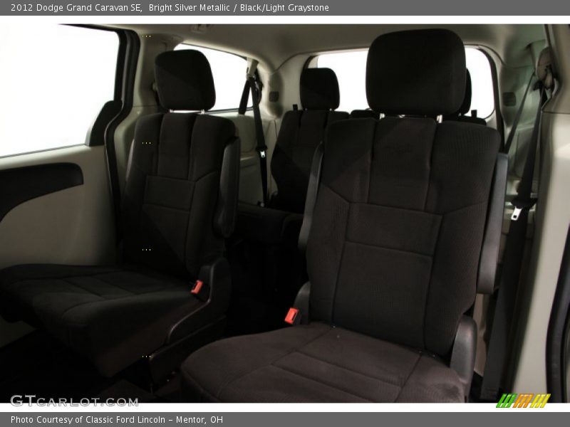 Bright Silver Metallic / Black/Light Graystone 2012 Dodge Grand Caravan SE