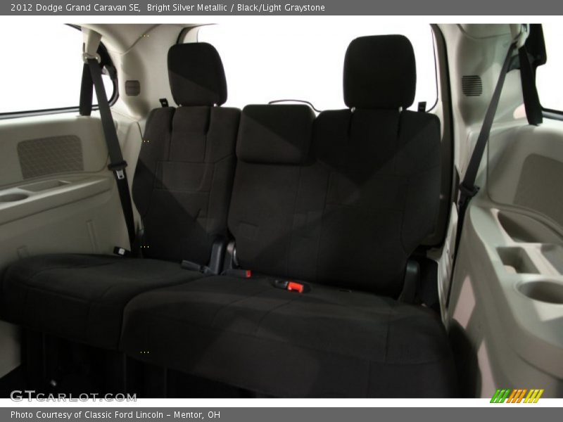 Bright Silver Metallic / Black/Light Graystone 2012 Dodge Grand Caravan SE