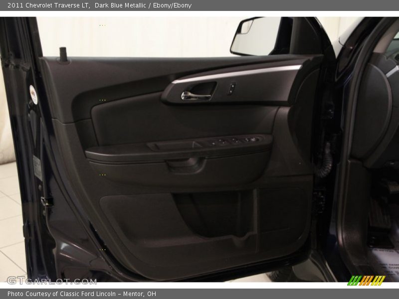Dark Blue Metallic / Ebony/Ebony 2011 Chevrolet Traverse LT