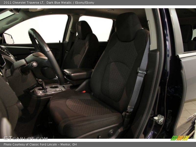 Dark Blue Metallic / Ebony/Ebony 2011 Chevrolet Traverse LT