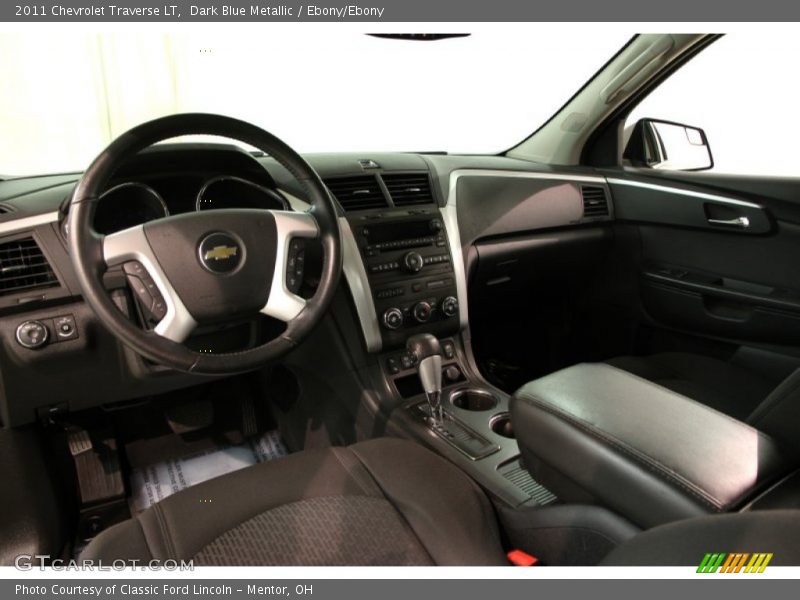 Dark Blue Metallic / Ebony/Ebony 2011 Chevrolet Traverse LT