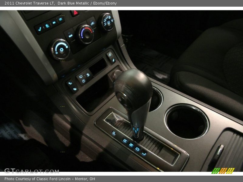 Dark Blue Metallic / Ebony/Ebony 2011 Chevrolet Traverse LT