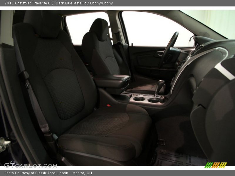 Dark Blue Metallic / Ebony/Ebony 2011 Chevrolet Traverse LT