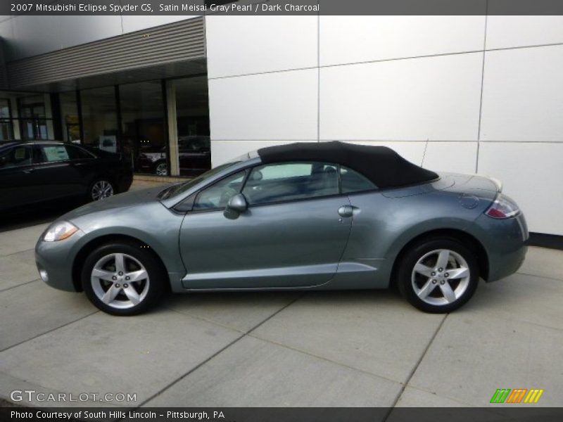 Satin Meisai Gray Pearl / Dark Charcoal 2007 Mitsubishi Eclipse Spyder GS