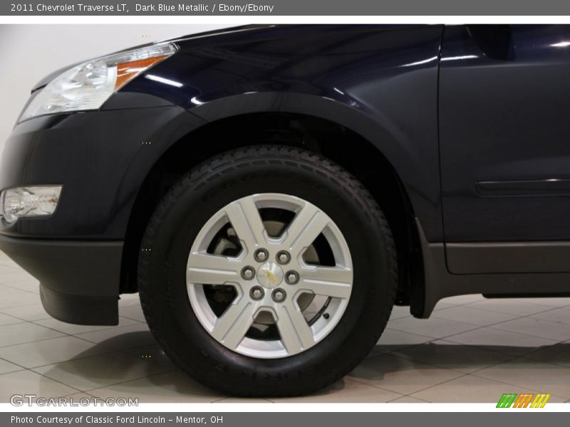 Dark Blue Metallic / Ebony/Ebony 2011 Chevrolet Traverse LT