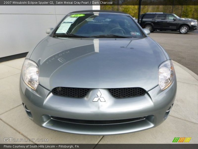 Satin Meisai Gray Pearl / Dark Charcoal 2007 Mitsubishi Eclipse Spyder GS