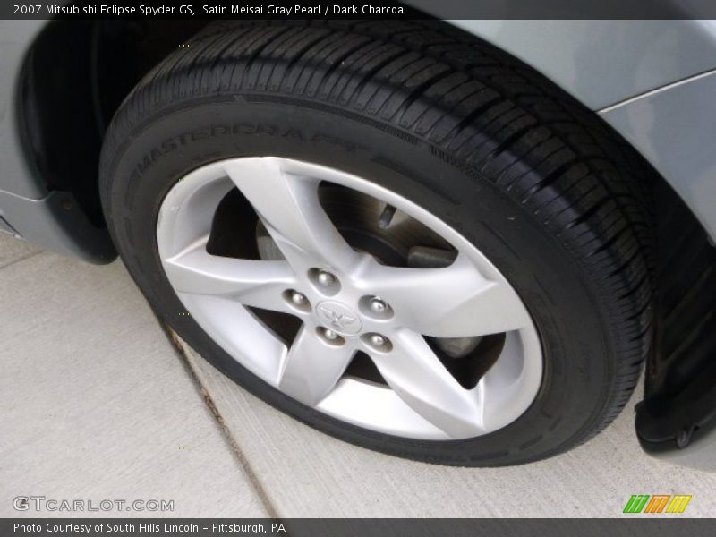 Satin Meisai Gray Pearl / Dark Charcoal 2007 Mitsubishi Eclipse Spyder GS