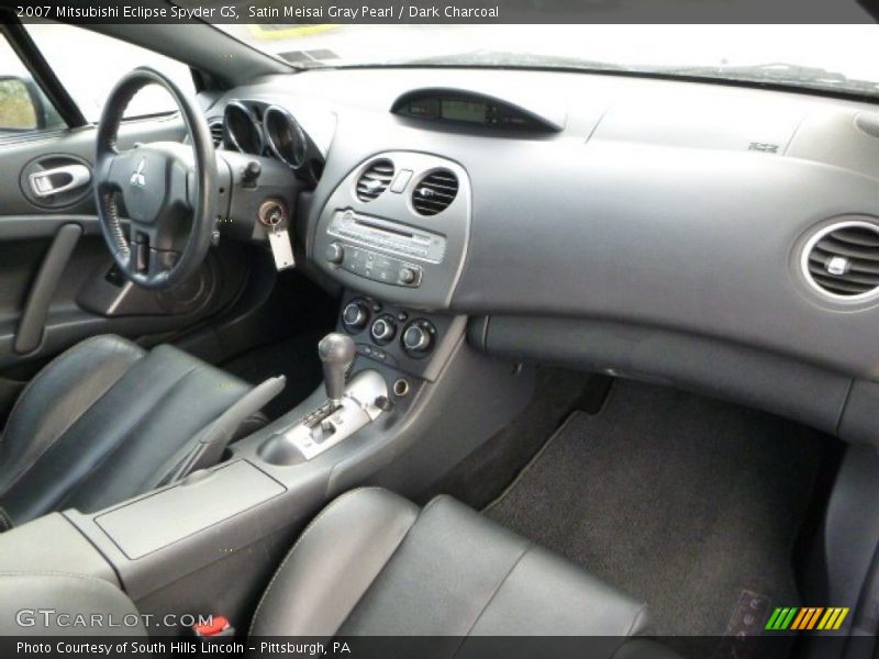 Satin Meisai Gray Pearl / Dark Charcoal 2007 Mitsubishi Eclipse Spyder GS