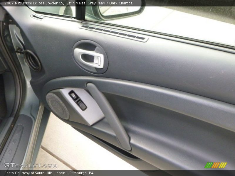 Satin Meisai Gray Pearl / Dark Charcoal 2007 Mitsubishi Eclipse Spyder GS