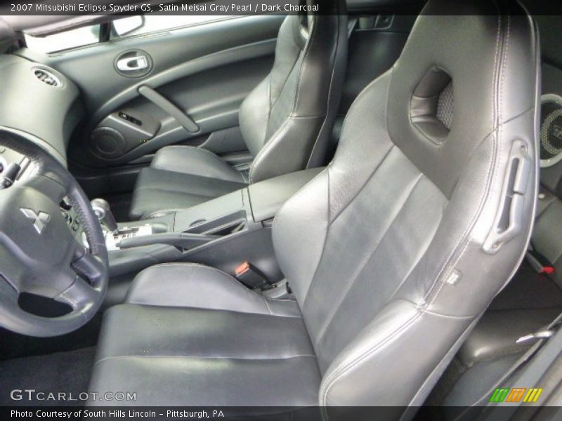 Satin Meisai Gray Pearl / Dark Charcoal 2007 Mitsubishi Eclipse Spyder GS