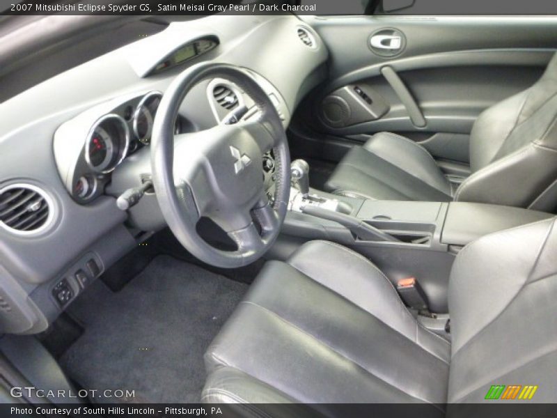 Satin Meisai Gray Pearl / Dark Charcoal 2007 Mitsubishi Eclipse Spyder GS