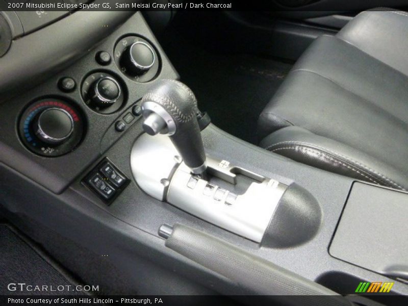 Satin Meisai Gray Pearl / Dark Charcoal 2007 Mitsubishi Eclipse Spyder GS