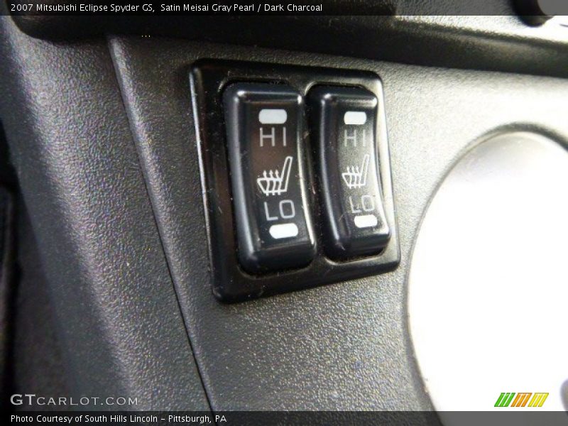 Satin Meisai Gray Pearl / Dark Charcoal 2007 Mitsubishi Eclipse Spyder GS