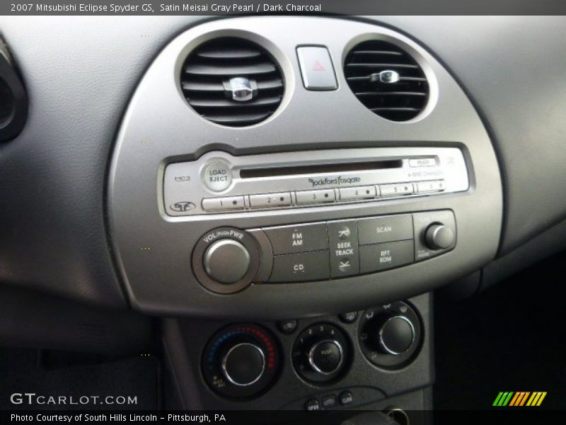 Satin Meisai Gray Pearl / Dark Charcoal 2007 Mitsubishi Eclipse Spyder GS
