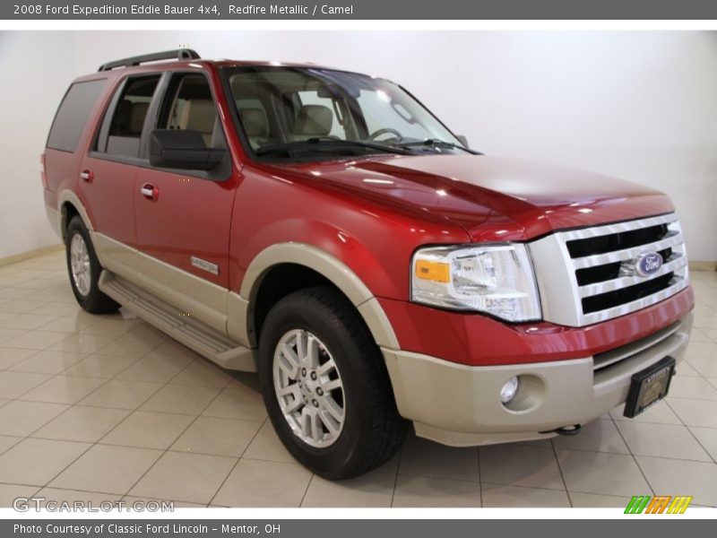 Redfire Metallic / Camel 2008 Ford Expedition Eddie Bauer 4x4