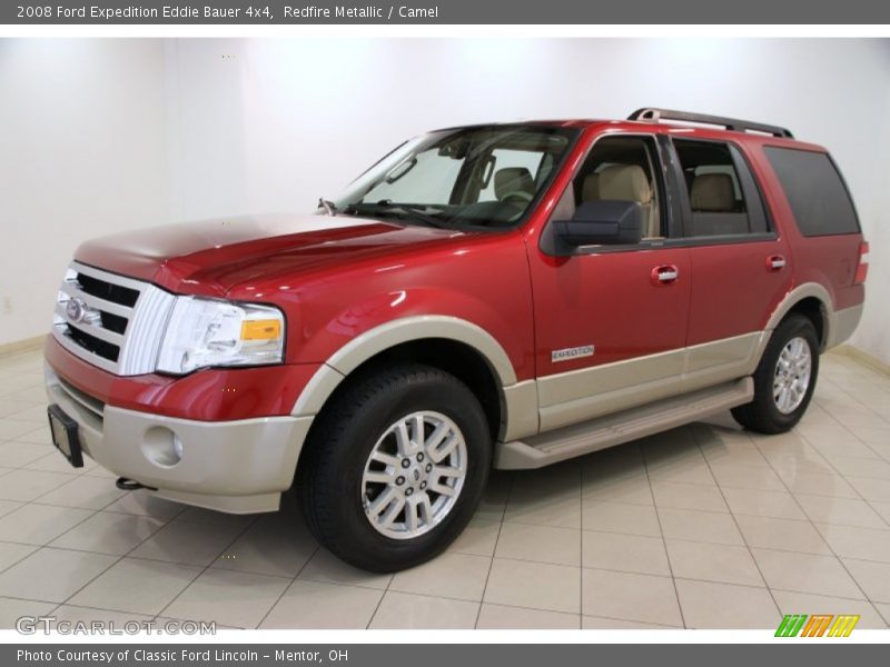 Redfire Metallic / Camel 2008 Ford Expedition Eddie Bauer 4x4