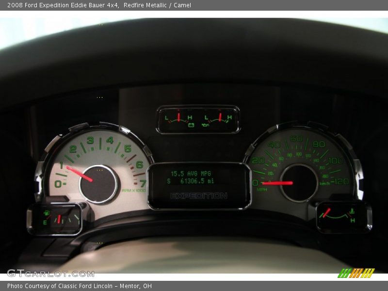 Redfire Metallic / Camel 2008 Ford Expedition Eddie Bauer 4x4