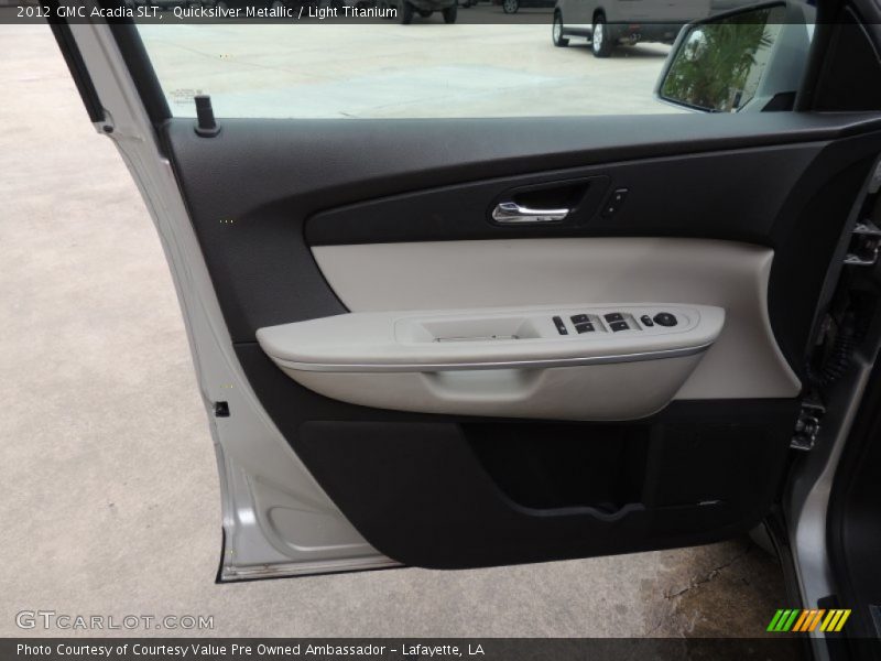 Quicksilver Metallic / Light Titanium 2012 GMC Acadia SLT