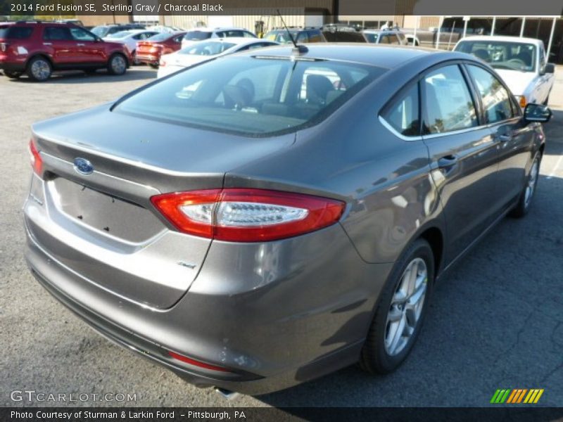 Sterling Gray / Charcoal Black 2014 Ford Fusion SE