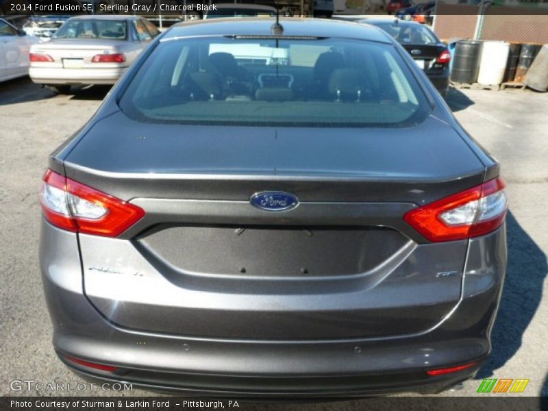 Sterling Gray / Charcoal Black 2014 Ford Fusion SE