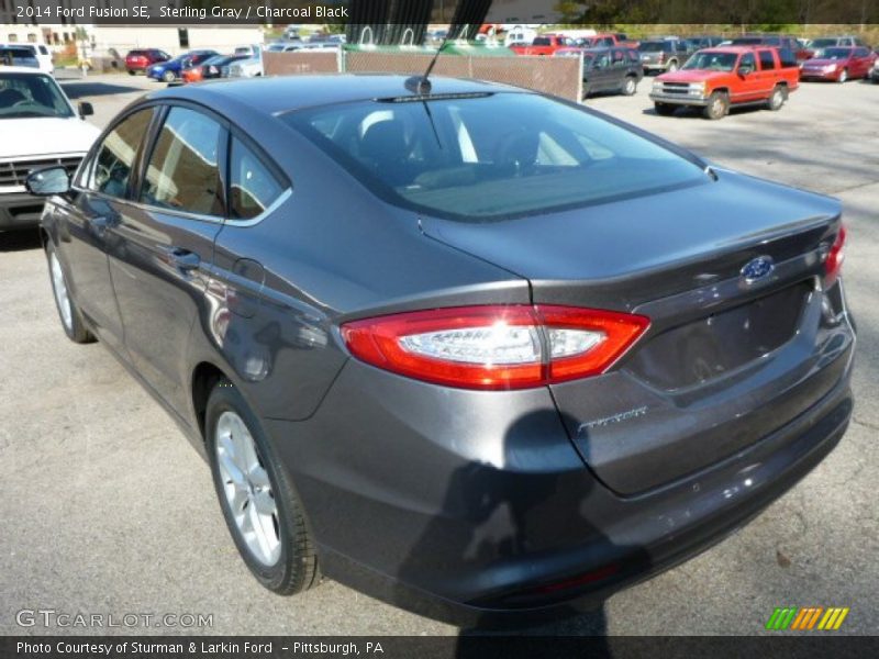 Sterling Gray / Charcoal Black 2014 Ford Fusion SE