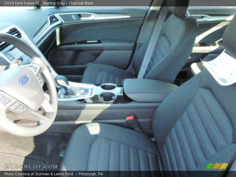 Sterling Gray / Charcoal Black 2014 Ford Fusion SE