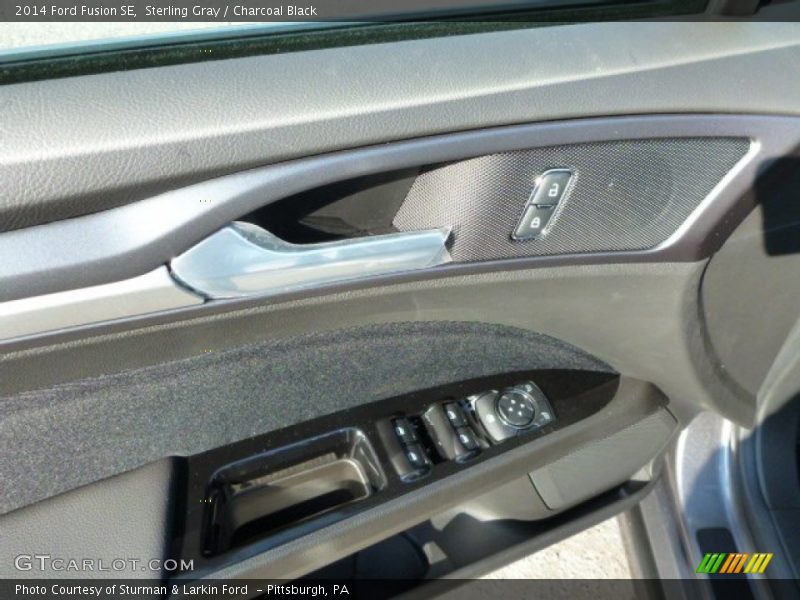 Sterling Gray / Charcoal Black 2014 Ford Fusion SE