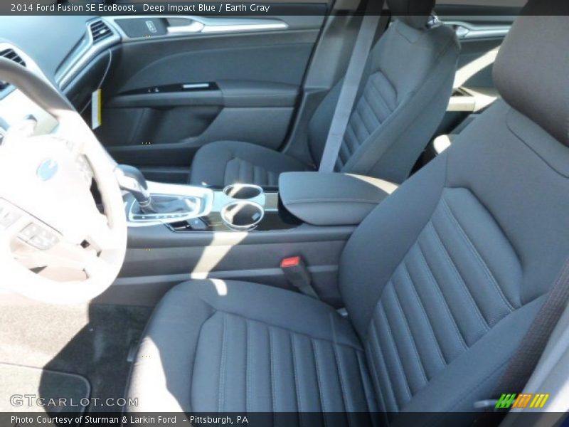 Front Seat of 2014 Fusion SE EcoBoost
