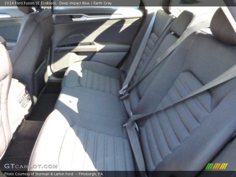 Rear Seat of 2014 Fusion SE EcoBoost