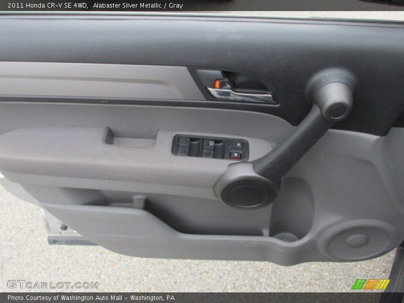 Alabaster Silver Metallic / Gray 2011 Honda CR-V SE 4WD