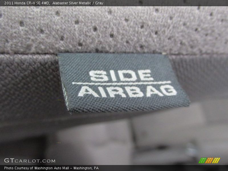 Alabaster Silver Metallic / Gray 2011 Honda CR-V SE 4WD