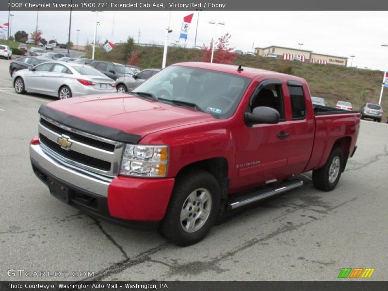 Victory Red / Ebony 2008 Chevrolet Silverado 1500 Z71 Extended Cab 4x4