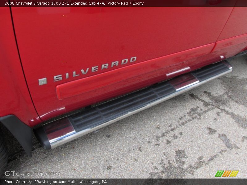 Victory Red / Ebony 2008 Chevrolet Silverado 1500 Z71 Extended Cab 4x4