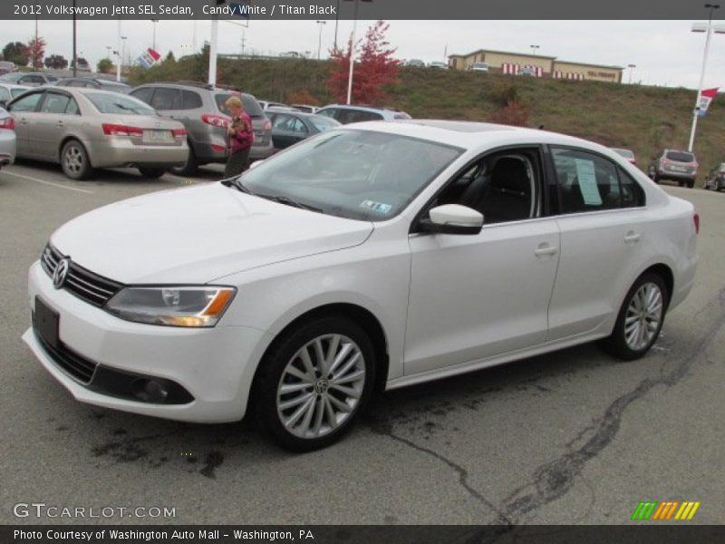Candy White / Titan Black 2012 Volkswagen Jetta SEL Sedan